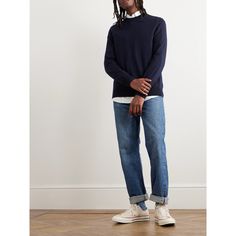 Made from wool with a springy handle, NN07's 'Ted 6605' sweater is a must-have when building a capsule wardrobe. It comes in a variety of versatile colours and can be worn with jeans or smart trousers, layered under a short or worn solo. The knit is fine enough to layer under a jacket without any fuss. Casual Merino Wool Outerwear For Everyday, Casual Everyday Merino Wool Outerwear, Casual Cashmere Polo Sweater For Spring, Relaxed Fit Wool Sweater For Everyday, Casual Blue Merino Wool Polo Sweater, Casual Wool Polo Sweater, Casual Cashmere Polo Sweater, Everyday Wool Sweater With Ribbed Collar, Casual Merino Wool Polo Sweater For Business Casual