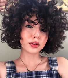 Short Layered Curly Hair, Curly Cut, Chestnut Hair, Natural Afro Hairstyles, Short Hair Undercut, Growing Out Short Hair Styles