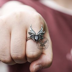 Embrace the darkness with our Dark Bat alloy adjustable ring. This unique accessory features a captivating bat design, crafted with meticulous attention to detail. Embrace The Darkness, Bat Design, Fan Style, Attention To Detail, The Darkness, Save Image, Ring Finger, Adjustable Ring, Accessories Unique