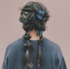 Hair Arrange, Hair Reference, Grunge Hair, Hair Stuff, Aesthetic Hair, Pretty Hairstyles, Hair Looks, Buns, Hair Goals