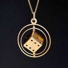 Feeling lucky? This spinning dice charm is the epitome of luck and chance. Perfect accompaniment to your collection of charms, or to be worn as a pendant. 18kt gold Modern Mens Rings, Art Jewelry Earrings, Printable Ring Sizer, Feeling Lucky, All Band, Bespoke Rings, Antique Watches, Antique Engagement, Loose Stones