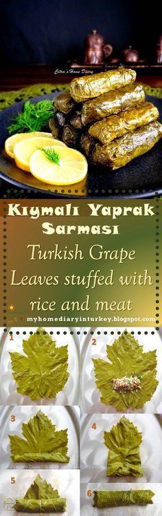 some food that is on a plate and in front of the words karnan yapak