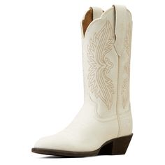 With beautiful stitching and a traditional R toe, these are classic cowboy through and through. Their comfort and versatility make them a go-to. Bonus: StretchFit makes them easier to pull on and expands to fit a wide range of calves. Heritage R Toe StretchFit Western Boot | Product Features : 0 : ATS® technology provides ergonomic support on uneven terrain, 1 : StretchFit panels under the pull tabs give an additional inch to fit a wide range of calves, 2 : Removable All Day Cushioning insole, 3 Western Embroidery, Cowboy Boots Square Toe, Classic Cowboy, Rodeo Outfits, Western Boots Women, Leather Cowboy Boots, Western Boot, Cow Boy, Dress And Heels