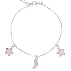 Wearing a Rose Quartz gemstone is believed to boost self-esteem, enhance self-acceptance, and foster a positive self-image, empowering individuals to radiate love from within  Celebrate self-love and harmony with Amelia, our absolutely stunning new raw crystal bracelet featuring enchanting rose quartz star & moon charms hanging from a silver chain.  Wear Amelia as your daily reminder to embrace your worth, radiating love and positivity into the world. Presented in a gorgeous branded gift box wit Radiating Love, Radiate Love, Amelia Rose, Dad Jewelry, June Birthstone Jewelry, Self Image, Rose Quartz Gemstone, Star Moon, Silver Chain Bracelet