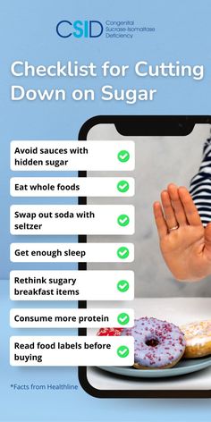 Living with Congenital Sucrase-Isomaltase Deficiency (CSID)? It's time to reduce your sugar intake for a healthier gut! Our checklist is here to guide you through cutting down on sugar to improve your digestive health. Discover how managing your sugar intake can have profound effects on reducing gas and bloat while enhancing your quality of life. Learn more about CSID and if your symptoms could be a sign of this condition. Gas And Bloat, Reduce Gas, Food Swap, Improve Gut Health, Low Sugar Recipes, Sugar Intake, Sugar Detox