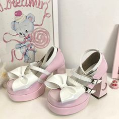 𝒜𝒷ℴ𝓊𝓉: Upper Material: PU Leather Heel Height 4.33‘’/11cm, Platform Height 0.79''/2cm Detachable bow, customized star and moon buckle Star and moon cut-out heel ♡ 𝓈𝒾𝓏𝒾𝓃ℊ ♡ US Size(default) 5 5.5 6 6.5 7 7.5 8 8.5 9 9.5 10 UK 3 3.5 4 4.5 5 5.5 6 6.5 7 7.5 8 EU 35-36 36-37 36-37 37-38 37-38 38-39 38-39 39-40 39-40 40-41 41-42 CM/JP 22 22.5 23 23.5 23.5 24 24.5 25 25 25.5 26 CN 34 35 36 37 37.5 38 39 39.5 40 41 42 Trendy Pink Heels With Bow, Harajuku Style Heels For Summer Parties, Pink Harajuku Heels For Party, Pink Harajuku Style Party Heels, Harajuku Style Pink Party Heels, Pink Kawaii Heels, Summer Harajuku High Heels, Harajuku High Heels For Summer, Harajuku Ankle Strap Heels For Party