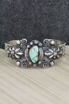 (eBay) Find many great new & used options and get the best deals for Turquoise & Sterling Silver Bracelet - Andrew Gordon at the best online prices at eBay! Free shipping for many products! Navajo Bracelet, Royston Turquoise, Sterling Silver Bracelet, Turquoise Sterling Silver, Sterling Silver Bracelets, Ebay Finds, Silver Bracelet, Gap, Jewelry Watches