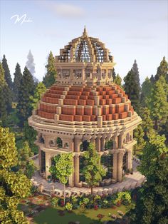 #minecraft #minecraftbuilds #minecraftgreenhouse #minecraftsanctuary #minecraftbuilding # Minecraft Dome, Minecraft Kale, Minecraft Greenhouse, Villa Minecraft, Minecraft Kingdom, Rumah Minecraft Sederhana, Minecraft Mansion, Minecraft Structures, Minecraft House Plans