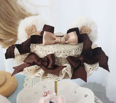 This price is for a mini hat only. Cute Adjustable Hat With Bow, Adjustable Mini Hats With Bow On Headband, Adjustable Brown Mini Hats As Gifts, Adjustable Brown Mini Hats As Gift, Adjustable Brown Mini Hat As Gift, Cute Adjustable Mini Hat Headband, Mini Hat, Bear Ears, Cute Bear