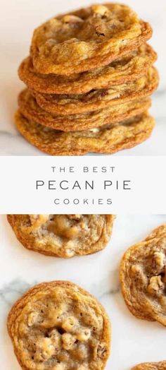 the best pecanpie cookies are made with only three ingredients, and they're so good to eat