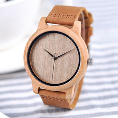 Lover's Watches-Pretty Wood Wristwatches Japan Miyota Movement Watch Fashion Brand Designer Bamboo Wooden Watches Model Number:32313145755 Casual Watches Gift, Casual Leather Strap Watch As Gift, Analog Watches As Gifts, Everyday Analog Watch With Round Dial, Everyday Quartz Watches With Round Dial, Gift Watches With Bracelet Strap And Round Dial, Gift Watch With Bracelet Strap And Round Dial, Adjustable Analog Watch With Round Dial, Round Dial Watch With Analog Display