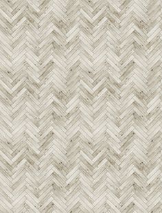 a white and beige herringle pattern wallpaper