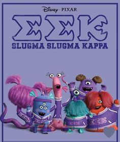 the poster for disney pixar's animated movie, sulma sluma kapa