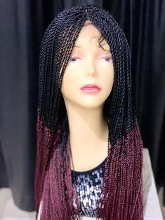 Handmade Braided Wig | Etsy Hair Quality, Twist Braids, Lace Closure, Smell Good