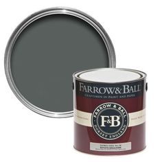 the farrow and ball paint in dark grey is available for sale on ebay