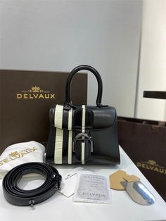 Size: Standard Size It comes with Dust box, Care manual, Tag, and Paper bag. White Business Bags With Branded Hardware, Delvaux Bag, Delvaux Brillant, Large Shopper Bag, Bone Color, Dubai Mall, Jeddah, Riyadh, Classic Flap