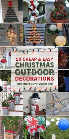 christmas outdoor decorations that are easy to make