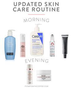 Updated Skin Care Routine - It Starts With Coffee - A Lifestyle + Beauty Blog by Neely Moldovan Skin Care Routine 50s, Cerave Moisturizing Lotion, Skin Care Routine For 20s, Skincare Regimen, Makeup Tricks, Moisturizing Body Wash, Moisturizing Lotions, Fair Skin, Skin Tips