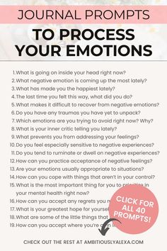 journal prompts for emotional awareness Journal Prompts For Mental Healing, Problem Solving Journal Prompts, Frustration Journal Prompts, Releasing Journal Prompts, Journal Prompts Toxic Traits, Journal Prompts For When Youre Angry, Journal Prompts For Emotional Regulation, Dig Deeper Journal Prompts, Emotional Regulation Journal Prompts