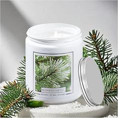 Cedar Christmas Tree, Candles Design, Pine Candle, Christmas Tree Scent, Specialty Candles, Christmas Scented Candles, Winter Scents, Candles Scented, Jar Design