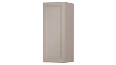 a tall white cabinet with no doors on the front and back sides, against a white background