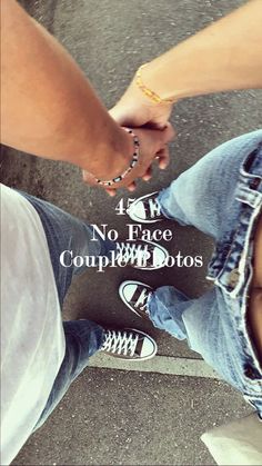 two people holding hands with the words no face compulotos written on them