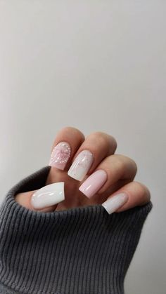 Manicure Nail Designs, Minimal Nails, Simple Acrylic Nails, Work Nails, Manicures Designs