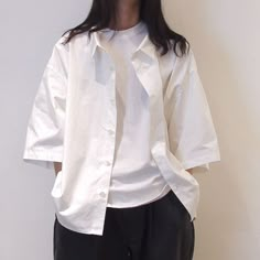 2017/03/19 21:45:3950 White And Black Outfits Casual, White Collared Shirt Outfit Women, White Short Sleeve Shirt Outfit, White Dress Shirt Outfit Woman, White Collared Shirt Outfit, White Shirt Aesthetic, White Button Up Outfit, Haircut Outfit, Collared Shirt Outfits