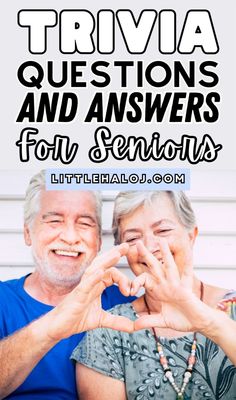 Are you looking for a fun way to keep your brain active and engaged? Check out these trivia questions and answers specially designed for seniors! Challenge yourself or play with friends to see who can get the most correct answers. Keep your mind sharp and have some fun at the same time! Trivia Questions And Answers For Adults, Senior Trivia, Elderly Games, Cognitive Games, Activities List