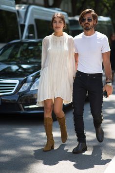 Alla Moda: The Style in Milano - HarpersBAZAAR.com Couple Outfits Ideas, Milano Couple, Engagement Speech, Giotto Calendoli, Patricia Manfield, Surf Store, Stylish Couples, Italian Fashion Street, Couple Outfit Ideas