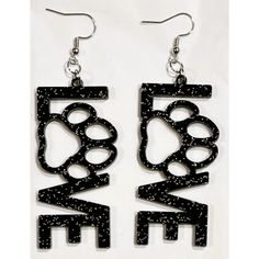 Our Laser Cut Earrings Are Made Of 1/8" Acrylic. They Are Made In Florence, Mississippi, Usa. Lightweight Circuit Earrings, Acrylic Earrings Laser Cut, Laser Engraving Ideas, Engraving Ideas, Laser Cut Earrings, Cut Earrings, Leather Ideas, Acrylic Earrings, Black Glitter