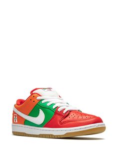 Shop orange & green Nike x 7 Eleven SB Dunk low-top sneakers with Express Delivery - Farfetch Custom Nike Sneakers With Embroidered Logo, Nike High-top Sneakers With Embroidered Logo, Nike Leather Custom Sneakers With Logo-print Tongue, Nike Leather Sneakers With Logo-print Tongue, Nike Sneakers With Embroidered Logo For Sports, Nike Sneakers With Embroidered Logo And Round Toe, Nike Sneakers With Embroidered Logo, Nike Sports Sneakers With Logo, Nike Custom Sneakers With Logo And Round Toe