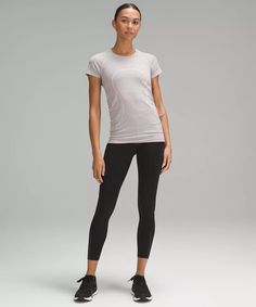 Swiftly Tech Short-Sleeve Shirt 2.0 | Women's Short Sleeve Shirts & Tee's | lululemon Lululemon Go-dry Short Sleeve T-shirt, Lululemon Stretch T-shirt With Short Sleeves, Lululemon Stretch Short Sleeve T-shirt, Lululemon Stretch Crew Neck T-shirt, Athletic Heather Short Sleeve T-shirt For Training, Fitted Lululemon Crew Neck T-shirt, Functional Short Sleeve Activewear In Athletic Heather, Lululemon Short Sleeve Athleisure Activewear, Lululemon Casual T-shirt For Gym