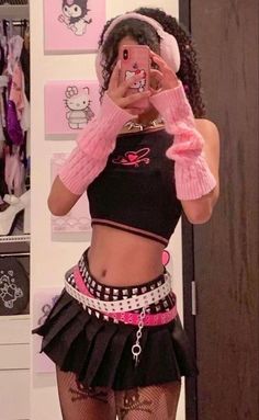 Kawaii Fashion Outfits, Swaggy Outfits, Really Cute Outfits, Kawaii Clothes, Rave Outfits, Edgy Outfits