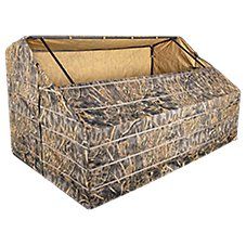 the camo box is made from realtreery and has two compartments for storage