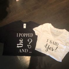 Matching Couples Engagement T-Shirts! So Cute. Was Gifted These Items But Never Got The Chance To Wear Them! Bnwot !!!! Men’s Tee Is Size Medium (Looks Like A Roomy, Boxy Cut) Ladies Tee Is Size Small (More Fitted Style) These Shirts Are Brand New! They’ve Been Sitting In The Gift Bag I Was Given For A Year Now Unfortunately We Did Not Get The Chance To Use Them, So Hopefully They Can Go To A New Happy Couple!! Matching Engagement Shirts, Engaged Shirts His And Hers, Just Engaged Disney Shirts, Anniversary Tshirts Matching Couples Svg, Just Married Tshirts Couple, Married Couple Shirts Mrs. Bridal Shop, Engaged Shirts, Matching Couples, Happy Couple