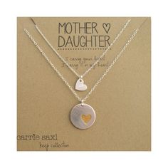 Mother Daughter Necklace Set  mother's necklace  by carriesaxl Dainty Stamped Charm Necklaces For Mother's Day, Dainty Stamped Necklace For Mother's Day, Dainty Stamped Necklaces For Mother's Day, Mother's Day Jewelry Gift, Mother's Day Hallmarked Jewelry Gift, Elegant Stamped Charm Necklaces For Mother's Day, Elegant Stamped Jewelry Gift For Mom, Elegant Stamped Jewelry As Gift For Mom, Elegant Stamped Jewelry For Mom