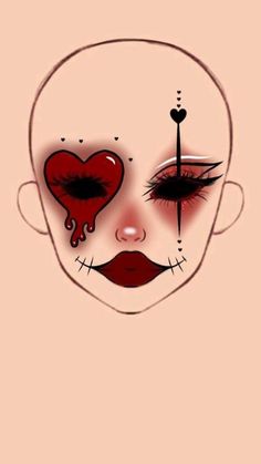 Hallowen Schminke, Pelottava Halloween, Creative Halloween Makeup, Halloweenský Makeup, Holloween Makeup, Creepy Makeup, Anime Eye Makeup, Face Charts, Cute Halloween Makeup