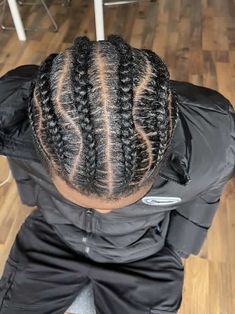 Braid Styles For Men With Fade, Black Men Braids Hairstyles, Black Cornrow Hairstyles, 8 Braids, Black Men Cornrows, Twist Hair Men