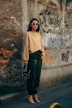 MFW Day 4 Diletta Bonaiuti, Street Style Milan, 2020 Street Style, Vanessa Jackman, Valentin Yudashkin, Tommy Ton, Leandra Medine, Giovanna Battaglia, New Street Style