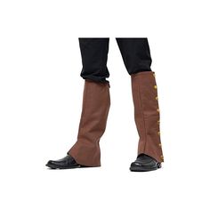 Skeleteen Faux Suede Boot Covers is a great costume accessory for Halloween and dress-up. To ensure these boots fit every foot, they are 17" tall and 8" wide, and they have cuffs on top. These boot covers fit men, women and kids and can be worn to a costume or dress up themed party. Skeleteen items are made of tested materials that are non-toxic and safe. Knee-high Boots For Cosplay In Fall, Knee-high Halloween Cosplay Boots, Knee-high Boots For Cosplay Halloween, Knee-high Boots For Halloween Cosplay, Fitted Costume Accessories For Fall, Fall Cosplay Leg Warmers, Fitted Leg Warmers For Cosplay In Fall, Thigh High Leg Warmers For Cosplay In Fall, Up Themed Party