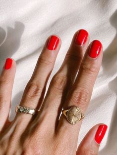 March Nails, Red Nail Polish, Red Nail Designs, Best Nail Art Designs, Red Nail, Nail Designs Spring, Feel Pretty, Chrome Nails, Nails Ideas