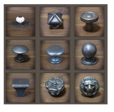 many different types of knobs and handles