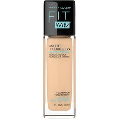 Ideal for normal to oily skin, our exclusive matte foundation formula features micro-powders to control shine and blur pores. Pore minimizing foundation. Dermatologist tested. Allergy tested. Non-comedogenic. Size: 1 ct.  Color: Brown. Makeup Fit Me, Foundation Aesthetic, Miami Christmas, Maybelline Makeup Products, Best Foundation For Oily Skin, Maybelline Foundation, Fit Me Foundation, Dream Vanity, Genshin Oc