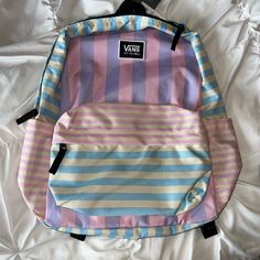 Brand New Never Been Used And Tag Still Attached. Super Cute Colorful Vans, Backpack. Has Divider In Large Compartment And In Small Zipper Compartment Also. Padded Straps For Comfort . See Pictures For All The Details. Final Price, Bundle With Other Items For A Discount Trendy Multicolor Backpack For Spring, Trendy Multicolor Spring Backpack, Yellow Backpack For Everyday Summer Use, Yellow Summer Backpack For Everyday Use, Casual Yellow Bag For Back To School, Yellow Casual Back To School Bag, Casual Vans Backpack For Everyday Use, Casual Yellow Back To School Bag, Casual Vans Bag For Students