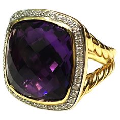 Kay Jewelry, Amethyst And Diamond Ring, Real Gold Jewelry, Fine Diamond Jewelry, Diamonds Ring, Star Jewelry, Lovely Ring, Fine Rings, Jewelry Companies