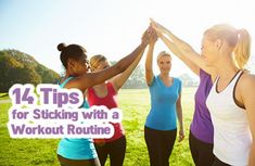 How to Stick with an Exercise Routine via @SparkPeople Spark People, Fit Girl Motivation, Exercise Routine, Fitness Articles, An Exercise, Interval Training, Health Info, Reduce Weight, A Workout