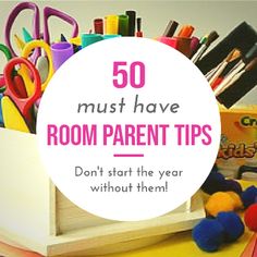 the words 50 must have room parent tips don't start the year without them