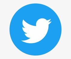 the twitter logo in a blue circle