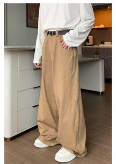 Model information Height: 178 CM Weight: 60 KG Try on size: M Material: 100% cotton Size chart: Size Waist Hip Foot Pant length S 74cm 29.13 Inches 104cm 40.94 Inches 69cm 27.17 Inches 110cm 43.31 Inches M 78cm 30.71 Inches 108cm 42.52 Inches 77cm 30.31 Inches 111cm 43.70 Inches L 82cm 32.28 Inches 112cm 44.09 Inches 73cm 28.74 Inches 112cm 44.09 Inches XL 86cm 33.86 Inches 116cm 45.67 Inches 75cm 29.53 Inches 113cm 44.49 Inches Warm tips: All are measured manually in a flat-laid position, with Khaki Wide Leg Relaxed Fit Jeans, Khaki Wide Leg Bottoms With Relaxed Fit, Baggy Wide Leg Khaki Bottoms, Baggy Wide Leg Khaki Pants, Loosely Fitted Cotton Cargo Pants, Relaxed Fit Wide Leg Cotton Pants, Cotton Jeans Trousers, Relaxed Fit Cotton Wide Leg Work Pants, Beige Wide-leg Cotton Jeans